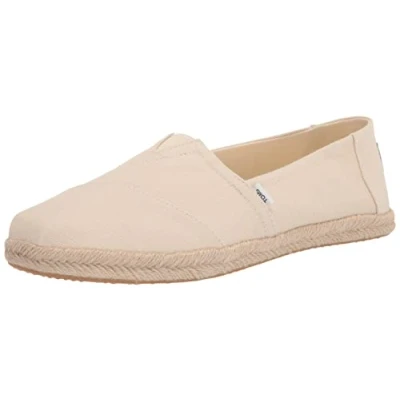 Abbildung von TOMS Damen Alpargata Rope Classic Flacher Slipper, Natural White, 39 EU