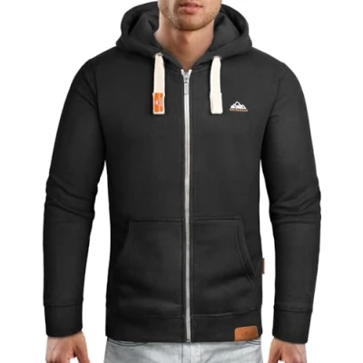 Abbildung von Grin&amp;Bear Herren Kapuzenpullover schwarz, XXL, GEC022