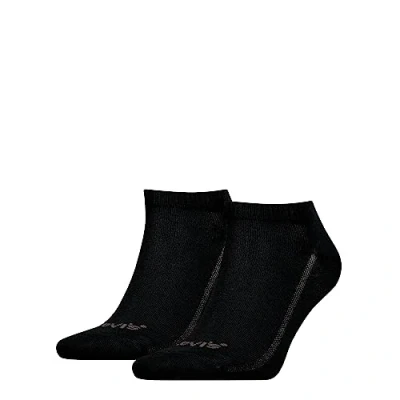 Abbildung von Levi&#039;s Unisex Sneaker Socks, Black, 39/42