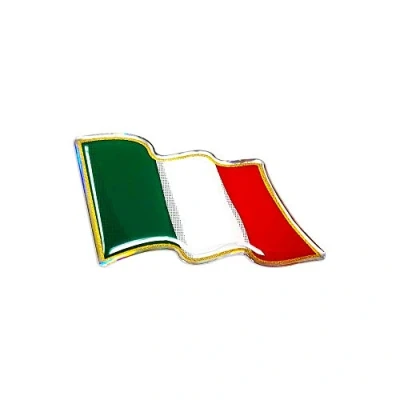 Abbildung von 4R Quattroerre.it 14009 3D Aufkleber Italien Flagge im Wind