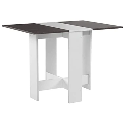 Abbildung von Symbiosis Trick C3 Tisch, Holz veredelt, Weiß/Beton, 73.4 x 103 76 cm