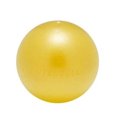 Abbildung von Overball 23cm BLAU ROT GELB PILATESBALL Gymnastikball, Yoga Übungsball, Yogaball, Soft Pilates, Therapieball, GYMNIC (gelb)