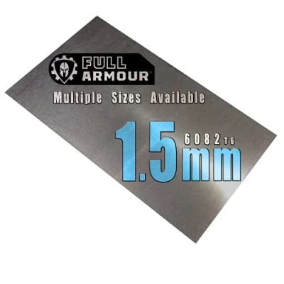 Abbildung von Aluminiumblech, 1,5 mm, Güteklasse 6082 T6 150 mm x 250 (15cm 25cm)