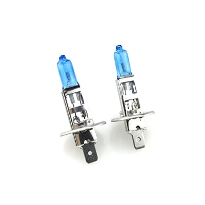 Abbildung von ShuoHui 2 Stück H1 Halogen Auto lampe Xenon weiß Glühbirne 12V 55W / 100W Weiss DC (100W)