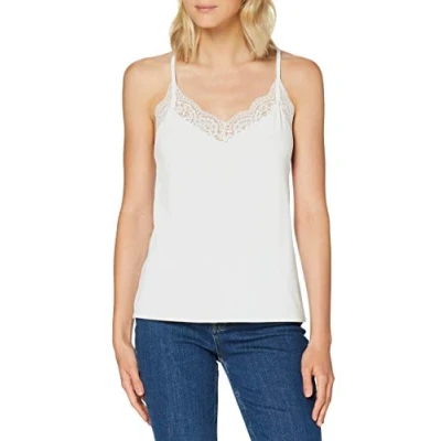 Abbildung von Vero Moda Vmana GA NOOS Top, Damen, Größe: Small, Snow white