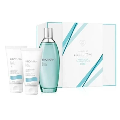 Abbildung von Biotherm Eau Pure Geschenkset (Edt 100ml + Duschgel 50ml Body Milk 50ml)
