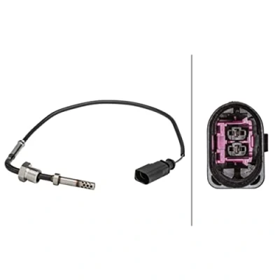 Abbildung von HELLA 6PT 358 181 161 Sensor, Abgastemperatur AUDI: A4 B7 Avant, A6 C6 B8 VOLKSWAGEN: Touareg I