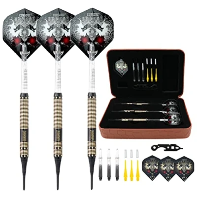 Abbildung von CUESOUL 16 Grams Deluxe Soft Tip Darts Set with Luxury Case（JL STL B1102+D602）