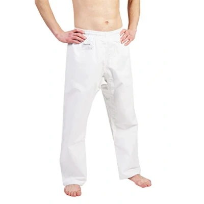 Abbildung von DEPICE Unisex Erwachsene Karatehose Einzelhose, weiß, 150cm