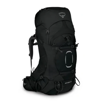 Abbildung von Osprey Aether Herren Rucksack, 68L, Black, L/XL
