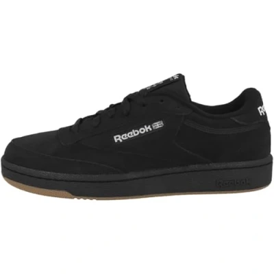 Abbildung von Reebok Classic CLUB C 85 Unisex Sneaker low, Größe: 42, Black/footwear white Veloursleder