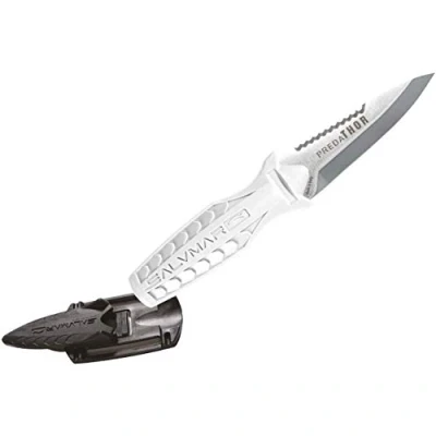 Abbildung von SALVIMAR Unisex Adult Predathor Knife, White, 70mm