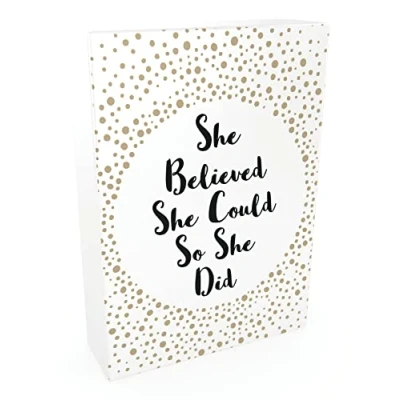 Abbildung von She Believed Could So Did: 52 Beautiful Cards of Inspiring Quotes and Empowering Affirmations