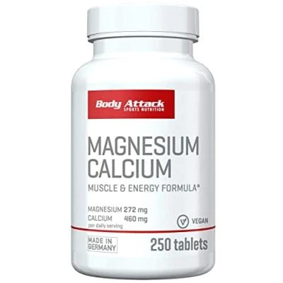 Abbildung von Body Attack Magnesium+Calcium, 1er Pack (1x 250 Tabletten)