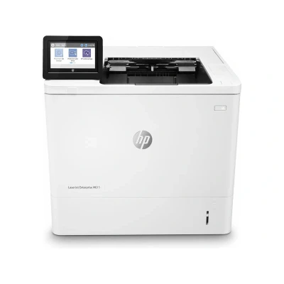 Abbildung von HP Laserjet Enterprise M611dn (7PS84A) A4 Monochrom Drucker (beidseitig; schwarz; bis zu 61 ppm; USB 2.0, Gigabit Ethernet), weiß