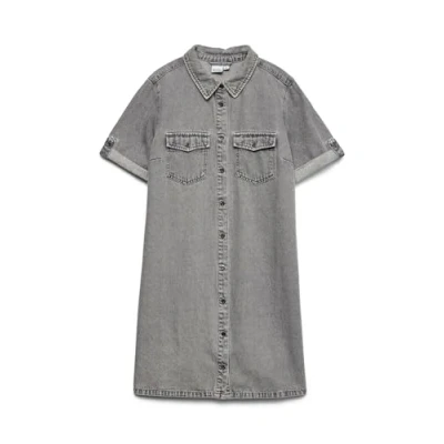 Abbildung von VERO MODA Vmjennie Ss Short Denim Dress Mix Noos