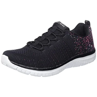 Abbildung von Skechers Virtue Sneaker low black/white, Damen, Größe: 37, Black/white Schuhe