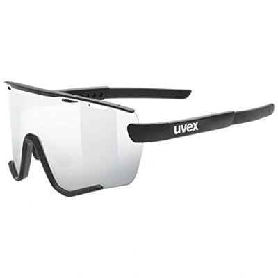 Abbildung von uvex sportstyle 236 Set Sportbrille für Damen und Herren beschlagfrei inkl. Wechselscheiben black matt/silver one size