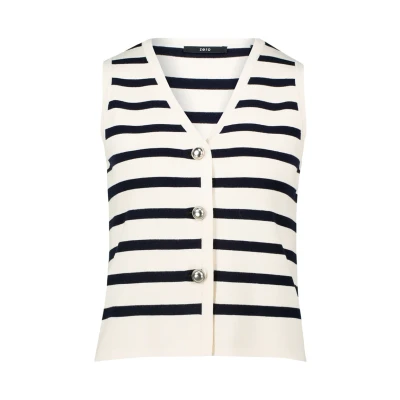 Abbildung von zero Strickjacke, Damen, Größe: 38, White