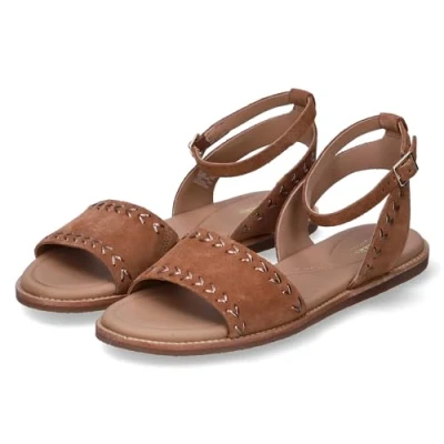 Abbildung von Clarks Maritime MAY Riemensandalette, Damen, Größe: 38, Tan Schuhe