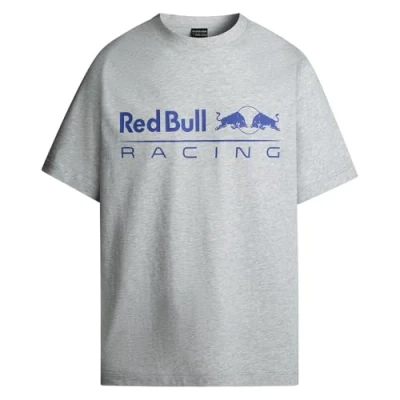 Abbildung von Red Bull Racing x Pepe Jeans LOGO TEE Tshirt print, Herren, Größe: Small, Marl grey