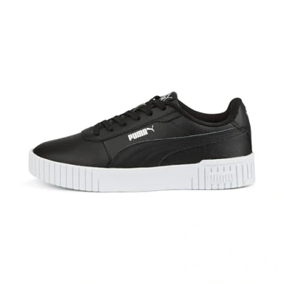 Abbildung von Puma Carina 2.0 Sneaker low, Damen, Größe: 40, Black/silver Leder und lederimitat