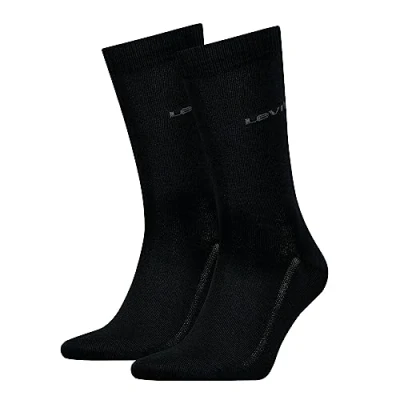 Abbildung von Levi&#039;s Unisex Classic Socks, Black, 39/42