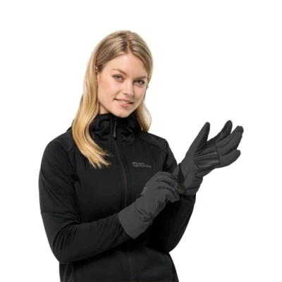 Abbildung von JACK Wolfskin Alpspitze Merino Glove Fingerhandschuh, Größe: XL, Phantom