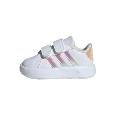 Abbildung von adidas Grand Court 2.0 Shoes Kids Tennisschuhe, Cloud White/Iridescent/Grey Two, 25.5 EU