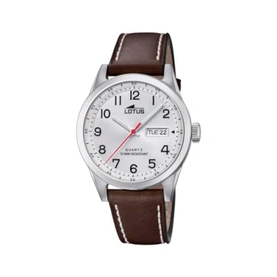 Abbildung von Lotus Classics BELT Uhr, Herren, Größe: One Size, White