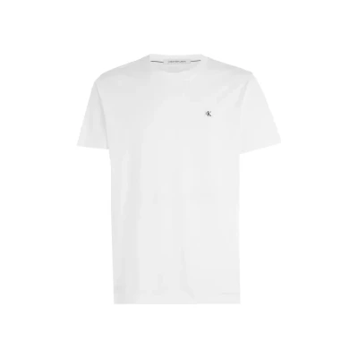 Abbildung von Calvin Klein Jeans Embro Badge TEE Tshirt basic, Herren, Größe: Large, Bright white