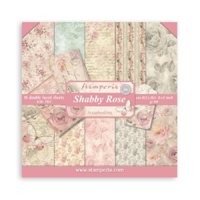 Abbildung von Stamperia Shabby Rose Decorative Paper, 0, 20,3 x 0,3 cm