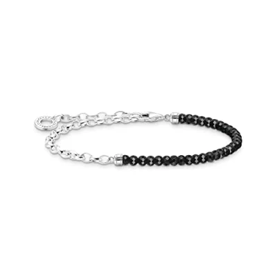 Abbildung von Thomas Sabo Armband mit schwarzen Perlen 925 Sterling Silber A2100 130 11 L14