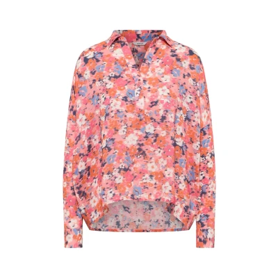 Abbildung von Mustang Style RUBY Modern Oversizefit Bluse, Damen, Größe: 36, Fading flowers pink