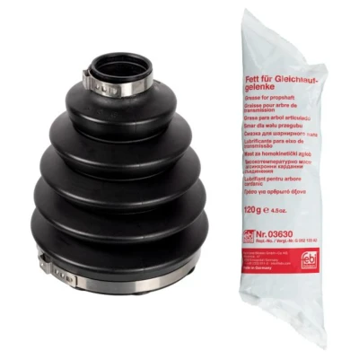 Abbildung von FEBI BILSTEIN 172965 Achsmanschette radseitig, Vorderachse Thermoplast VOLKSWAGEN: Transporter 5 Bus, 5, MERCEDES BENZ: V Class