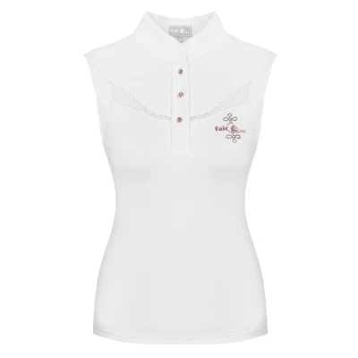 Abbildung von Fair Play Turniershirt Cecile Rosegold Sleeveless Weiß