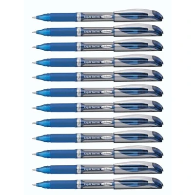 Abbildung von Pentel BL60 C Gel Tintenroller EnerGel mit Kappe 0,5 mm, 12 Stück, blau