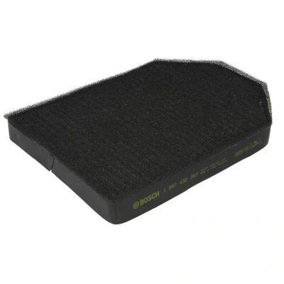 Abbildung von BOSCH 1 987 432 367 Innenraumfilter Aktivkohlefilter 280mm 203mm 28mm AUDI: A8 D2