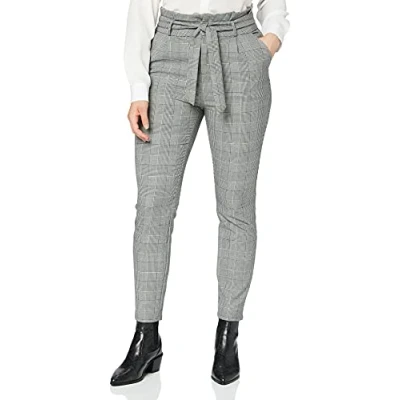 Abbildung von Vero Moda Vmeva HR Stoffhose, Damen, Größe: 40x30, Grey/white