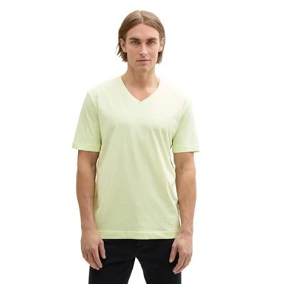Abbildung von TOM TAILOR T Shirt aus Baumwolle mit Logo Print, Brick orange, S
