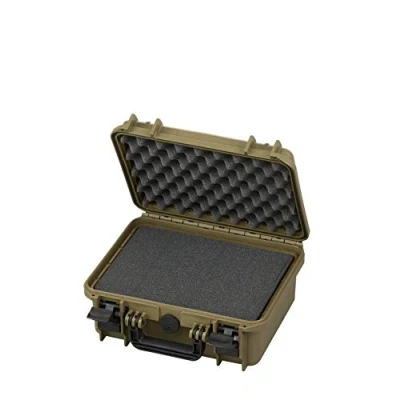 Abbildung von MAX Herren Cases luftdichter Koffer, grün, 300 x 225 H132 mm