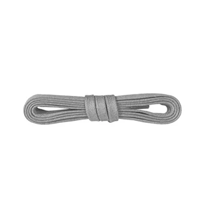 Abbildung von Kaps Gewachste Schnürsenkel für Schuhe &amp; Stiefel, 100% feinste Baumwolle, Breite: 5 mm, (90 cm 36 zoll 6 Schnürösenpaare / 83 Hellgrau)