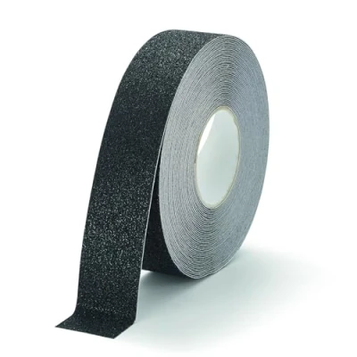 Abbildung von Durable Antirutschband grob DURALINE GRIP+, 50 mm x 15 m, zur Sicherung von Treppen, Rampen etc., schwarz, 109601