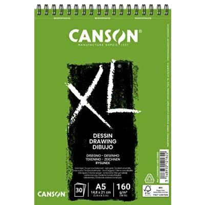 Abbildung von CANSON XL® Dessin Zeichenblock, DIN A5, 30 Blatt, 160 g/m²