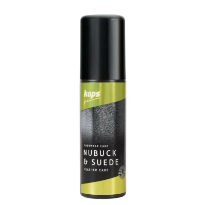 Abbildung von Kaps Professional Wildlederpflege Nubuck &amp; Suede Pflege und Farbauffrischer für Wildleder, Nubukleder Velourleder 75 ml Mittelbraun 139