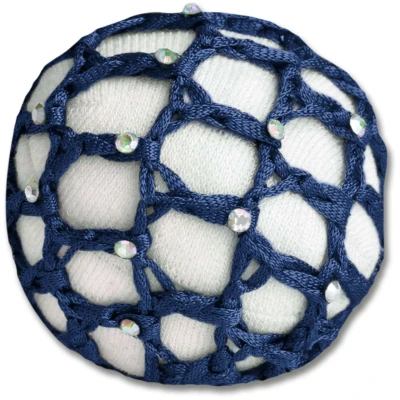 Abbildung von Waldhausen Haarnetz mit Glitzersteine Blau