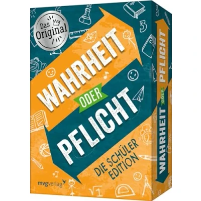 Abbildung von Wahrheit oder Pflicht Die Schüleredition: Das Original. Tolles Geschenk für Geburtstag, Schulanfang, Weihnachten und zwischendurch. Ab 6 Jahren