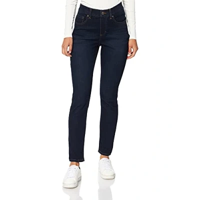 Abbildung von Lee Women&#039;s Comfort Skinny Jeans, Darkest Night, 33W / 33L