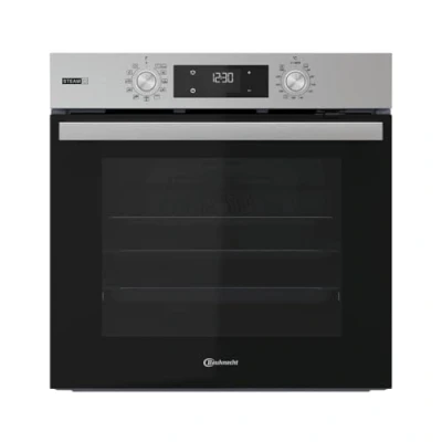 Abbildung von Bauknecht BBARS85HU1I Einbau Backofen 71 Liter, Multifunktionsofen mit 12 Funktionen, Power Heißluft, Gentle Steam, versenkbare Knebel, Edelstahl