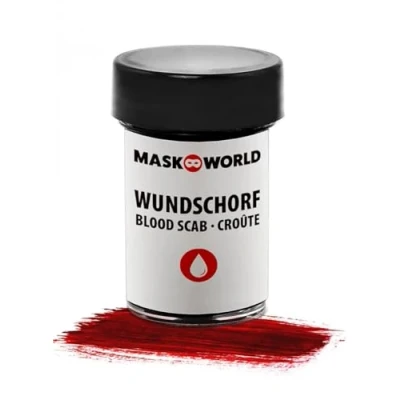 Abbildung von Blut Wundschorf Make up